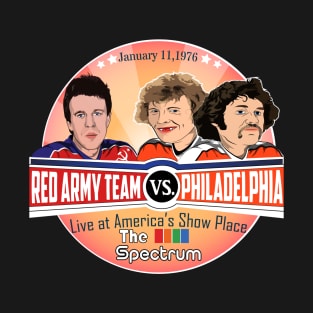 1976 Red Army vs Philadelphia Spectrum Game T-Shirt