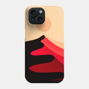 Red sand peak Phone Case