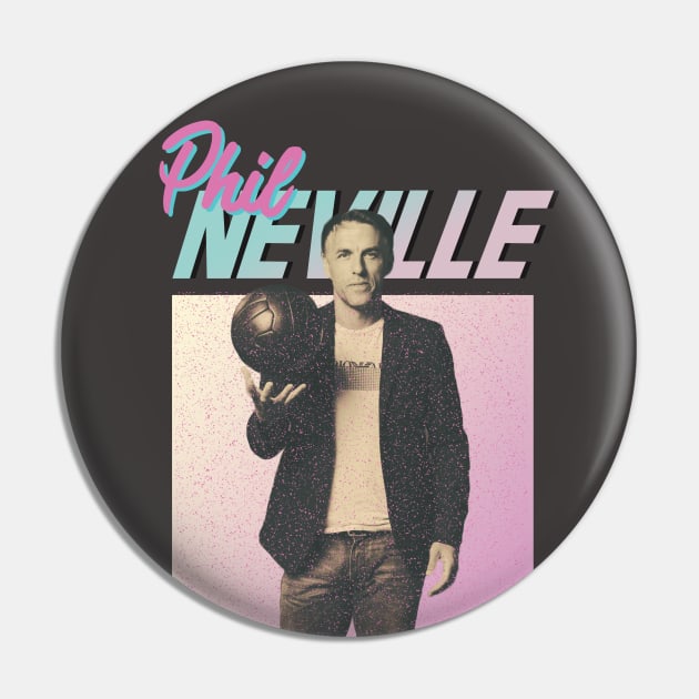 Phil Neville Retro 90s Style Throwback Meme Pin by Hevding