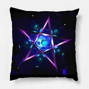 Purple Pentagram Pillow