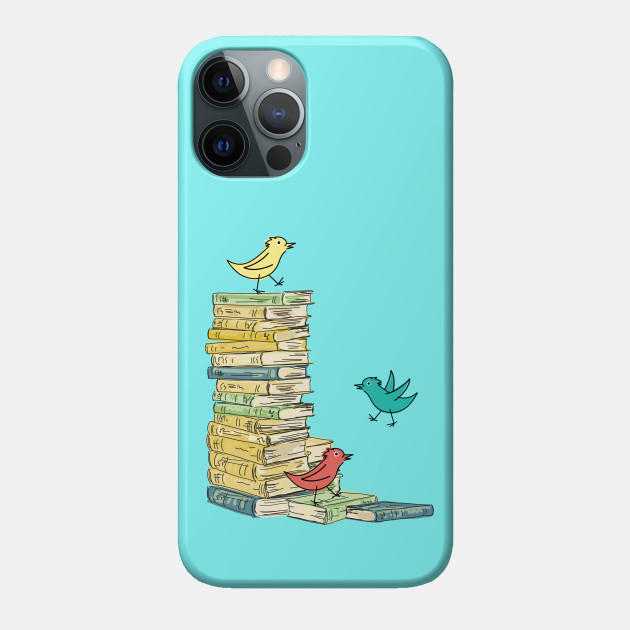 Silly Birds and Books - Birds - Phone Case