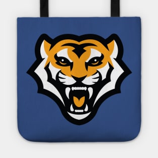 Unleash the Roar: Growling Fierce Tiger Sports Mascot T-shirt for Athletes Tote