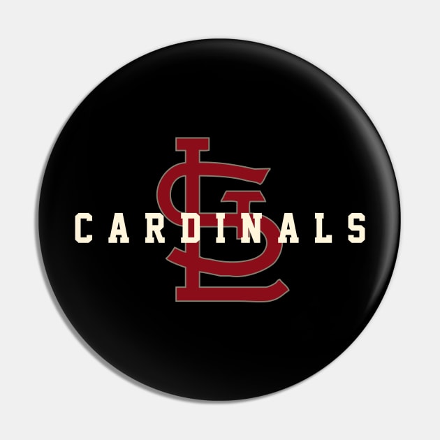 St. Louis Cardinals 3 by Buck Tee Pin by Buck Tee