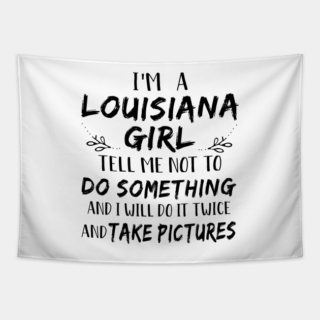 Louisiana Girl Tapestry by haigiaditruc