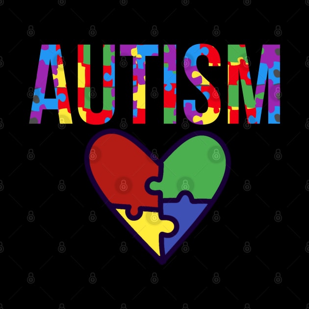 Autism awareness heart by Qrstore