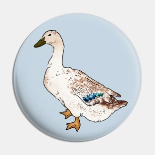 Welsh Harlequin Duck Pin