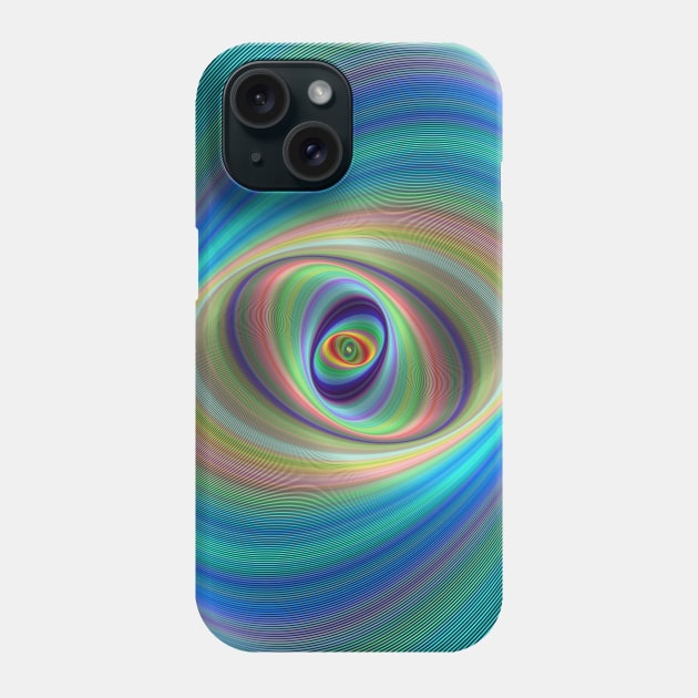 Hypnotic eye Phone Case by DavidZydd