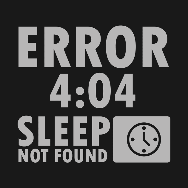 Error 4:04 - Sleep not found by nektarinchen