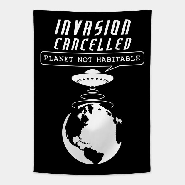 Planet Earth not habitable Tapestry by TMBTM