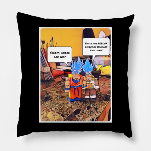 Dbz Roblox Dbz Pillow Teepublic - roblox venom texture