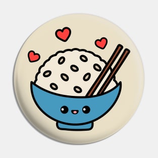 Kawaii Rice Bowl Pin