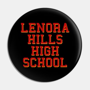 Fictional 80's TV Series School Logo Pin