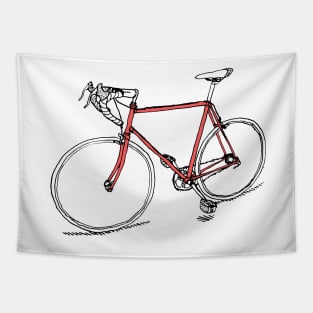 Red Bike Tapestry