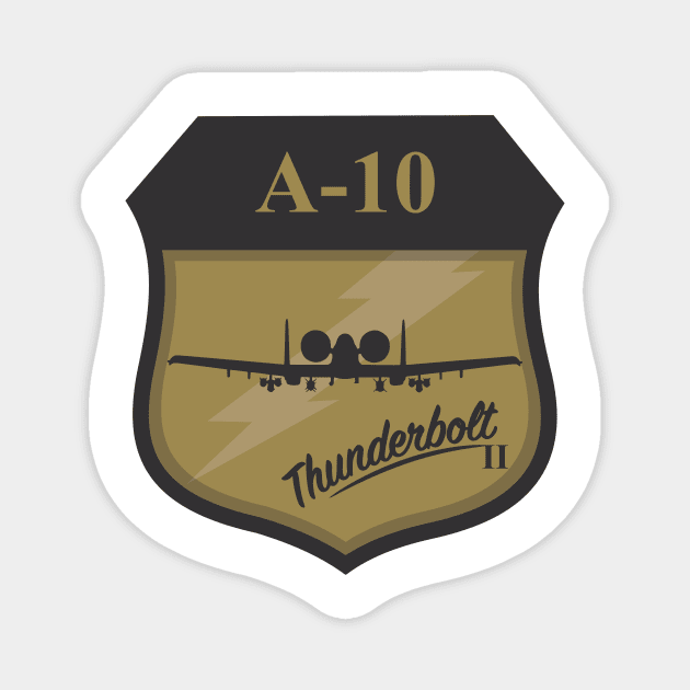 A-10 Warthog Patch (desert subdued) Magnet by Tailgunnerstudios