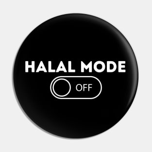 HALAL MODE ON Pin