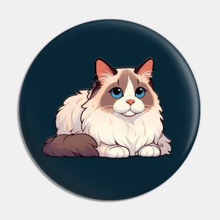 ragdoll cat illustration Pin