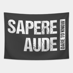 Sapere Aude Dare To Know Horace Kant Philosophy Gift T-Shirt Tapestry