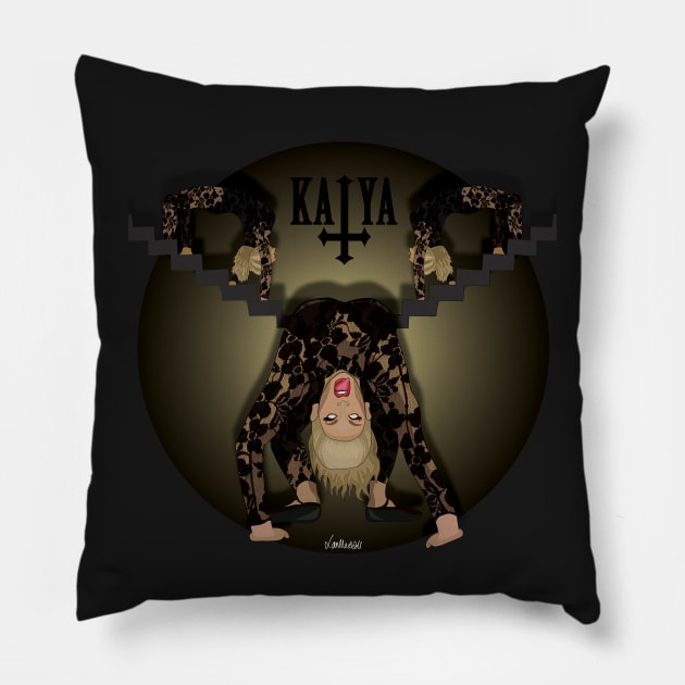 Katya Zamolodchikova - The Exorcist Pillow by LaurothyGayle