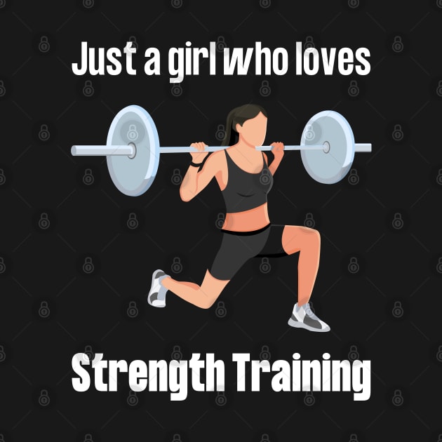 Just a girl who loves strength training by Patterns-Hub