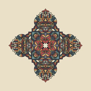 Tribal Mask Mandala T-Shirt