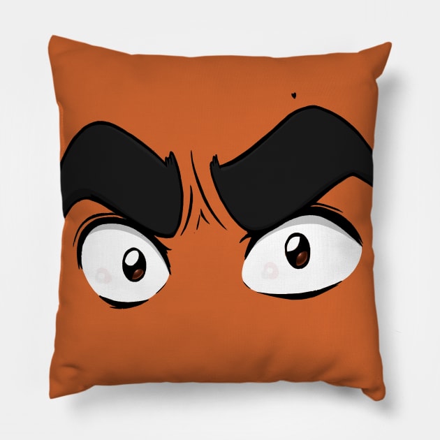 Always angry - DIMIDOU (Couleur) Pillow by Dimidou