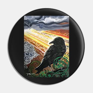 Epiphany Raven Pin