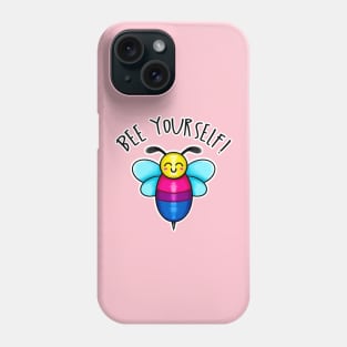 Kawaii LGBT Bee Yourself Bisexual Flag Phone Case