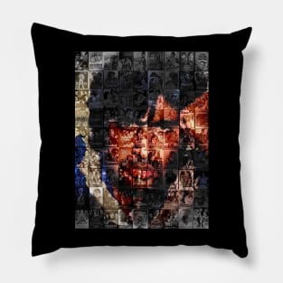 Amitabh Bachchan Collage t-shirt fanart Pillow