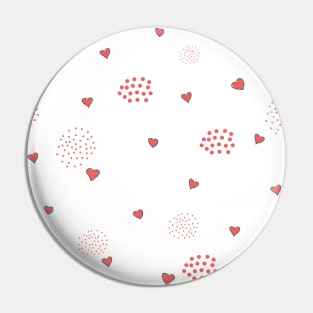 Heart Pattern Pin