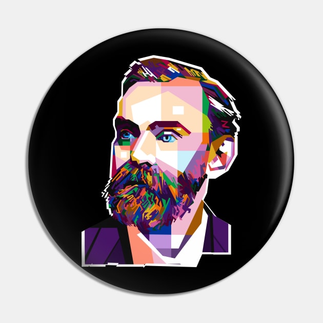 Alfred Nobel Pin by Vector Baturaja