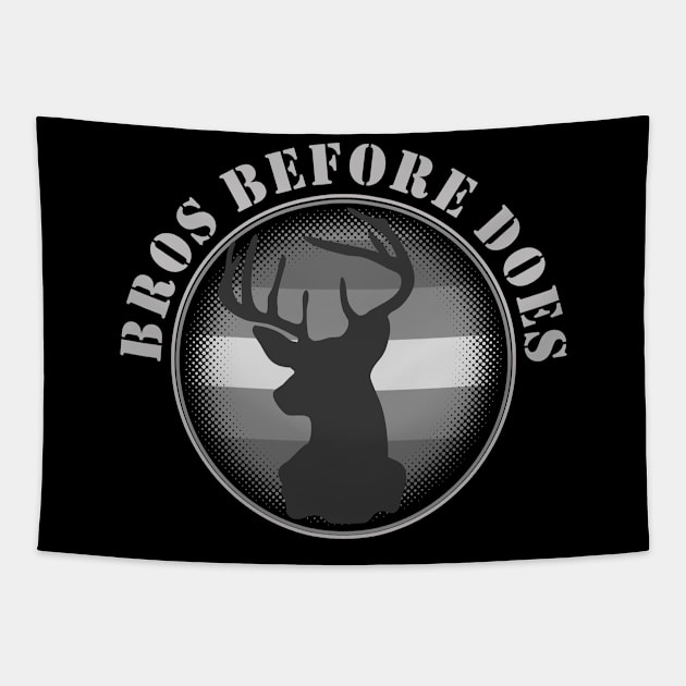 Bros Before Does - Bachelor Party Stag Party Tapestry by LittleBoxOfLyrics