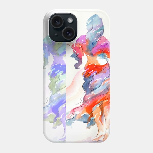 leisurely walk Phone Case by segismundoart