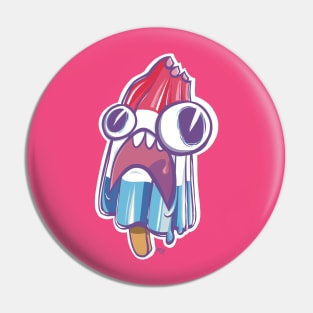 Screaming Popsicle: Rocket Pin