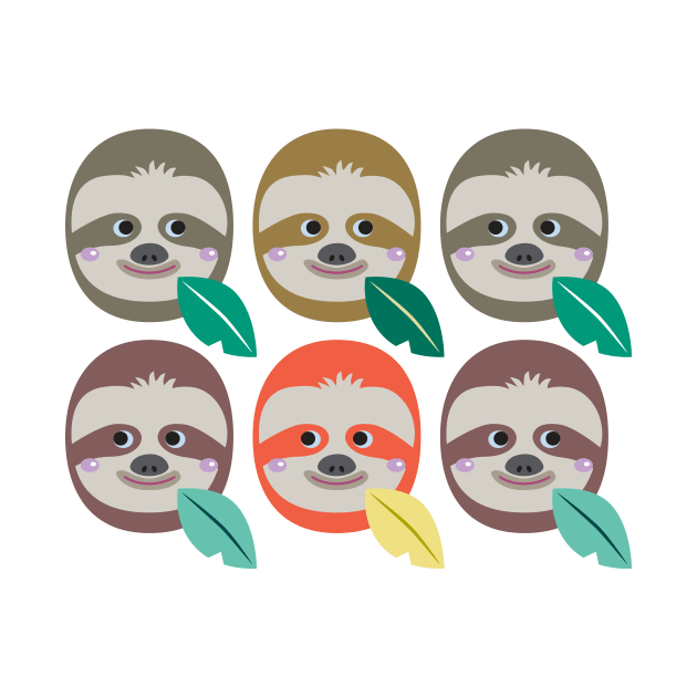 The Slothful Sloths II by littleoddforest