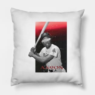 hank aaron Pillow