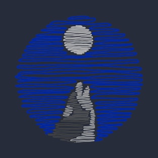 Wolf and Moonlight T-Shirt