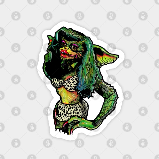 Greta Gremlin Magnet by Inking Imp