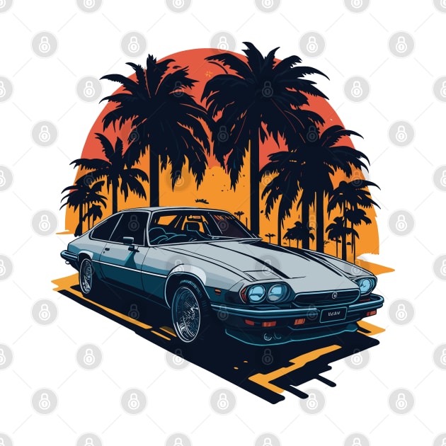 Jaguar XJS Vintage Car by Cruise Dresses