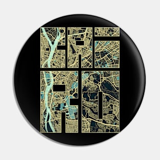 Cairo, Egypt City Map Typography - Summer Pin