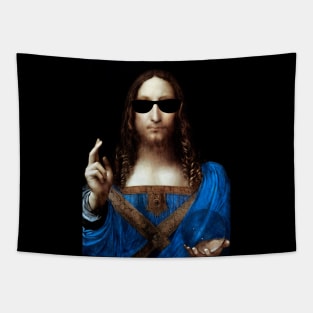 Cool Salvator Mundi Tapestry