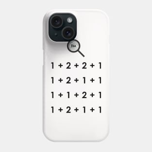 A Clue Number Phone Case