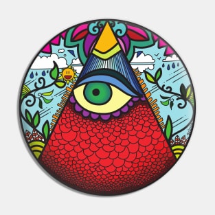 Pyramidal Eden Pin