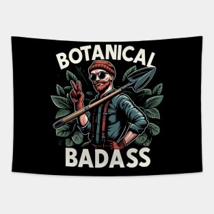 "Botanical Badass" Funny Nature Tapestry