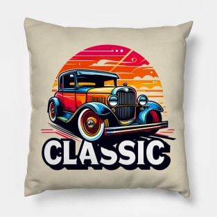 Classic Car Pillow