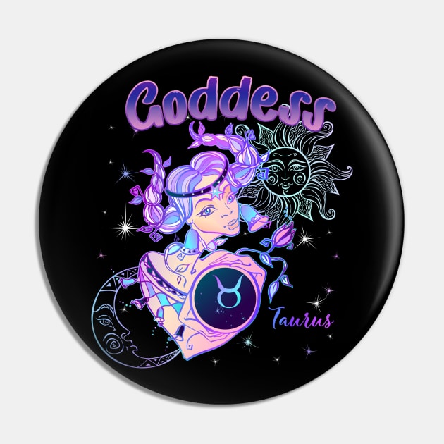 Zodiac Taurus Goddess Queen Horoscope Pin by The Little Store Of Magic