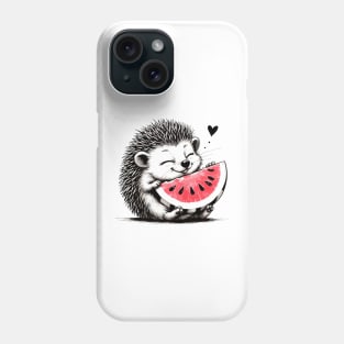 Blissful Hedgehog Delight Phone Case