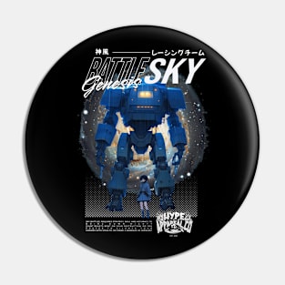 Battle Sky Pin