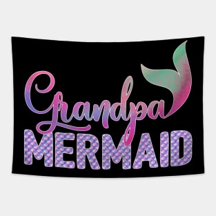 Grandpa Mermaid Tapestry