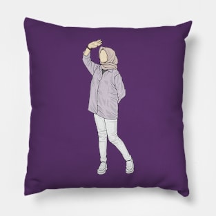 Lavender white Moon collcetion Pillow