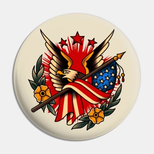 OldSalt American Traditional Patriotic Motif Pin